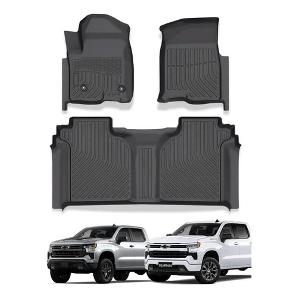 Pisos Interiores Calce Perfecto Chevrolet Silverado 19-25+ Negro