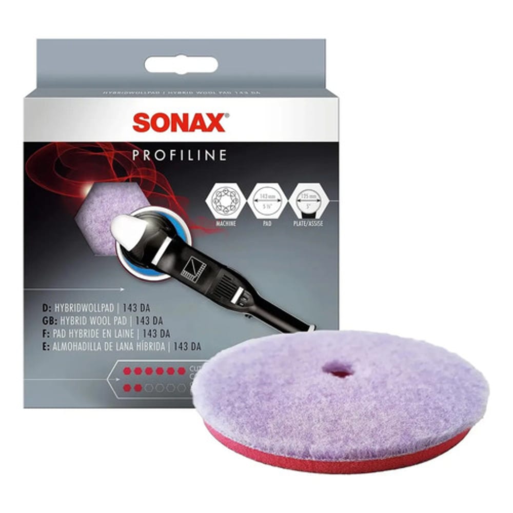Pad Bonete Hibrido Lana Acrilica 143 Mm Sonax