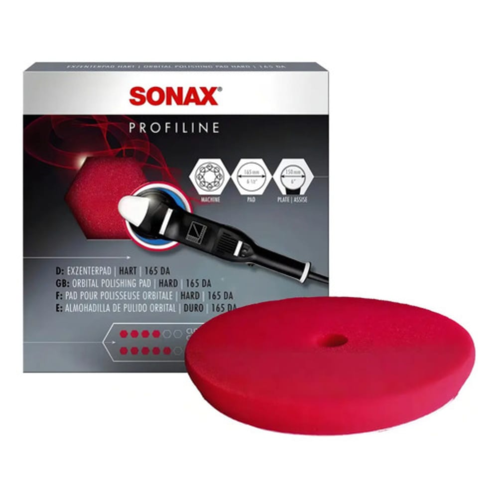 Pad Sonax Rojo Corte Alto 6.5 Pulgadas 165 Mm